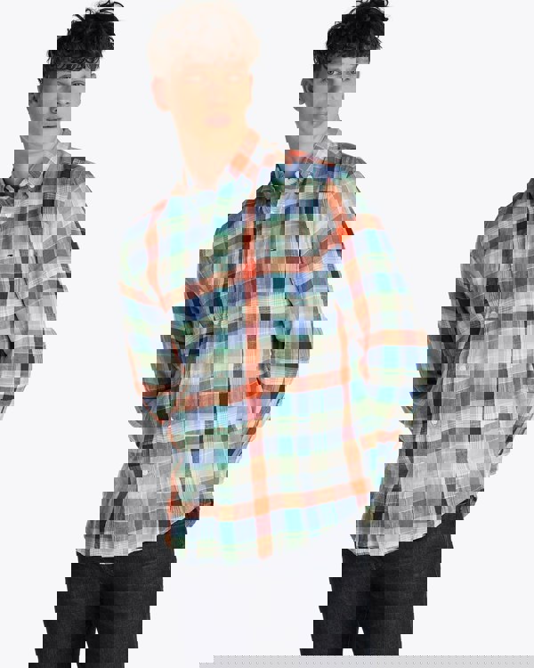 Tommy Hilfiger Tommy Hilfiger Linen Summer Madras Mens Shirt