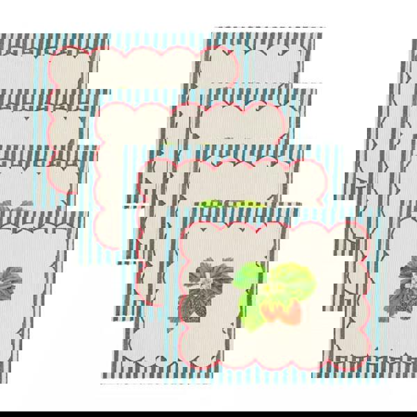 Wylder Strawberry Placemat (Pack of 4) - Candy Cane