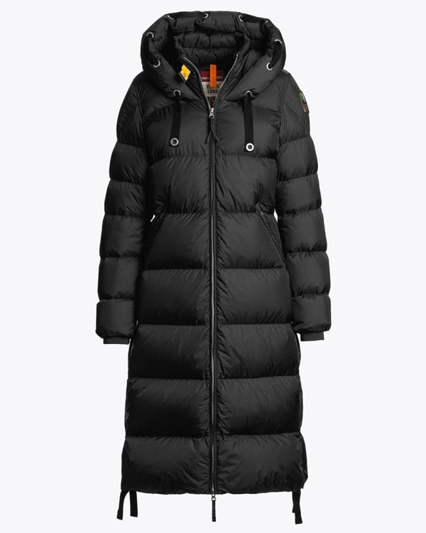 Parajumpers Panda Womens Hooded Down Coat - Black 541