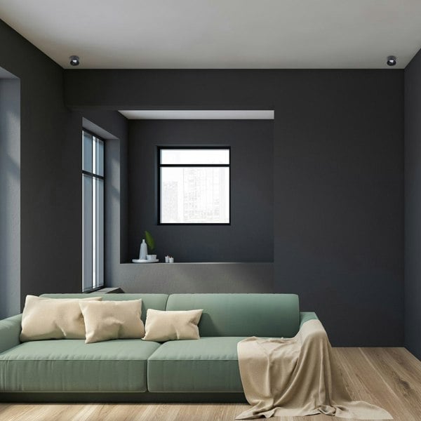 Milagro Spot Light Bali Round Black Stylish Spotlight Upgrade Quality Alloy Finish Easy Clip Fitting  1xGU10