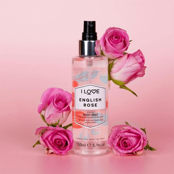 I LOVE Signature English Rose Body Mist, 150ml