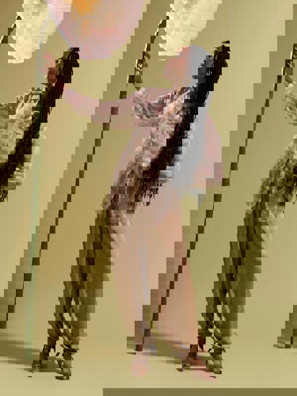 GWD Tula Satin Trouser Stone