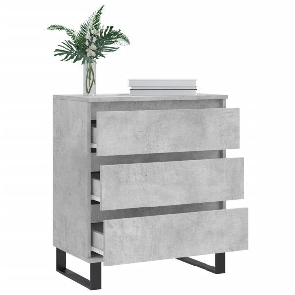 Berkfield Sideboard Concrete Grey 60x35x70 cm Engineered Wood