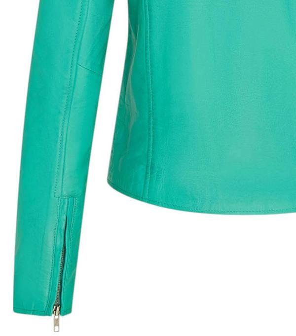 Infinity Leather Women's Classic Brando Biker Leather Jacket - Broome