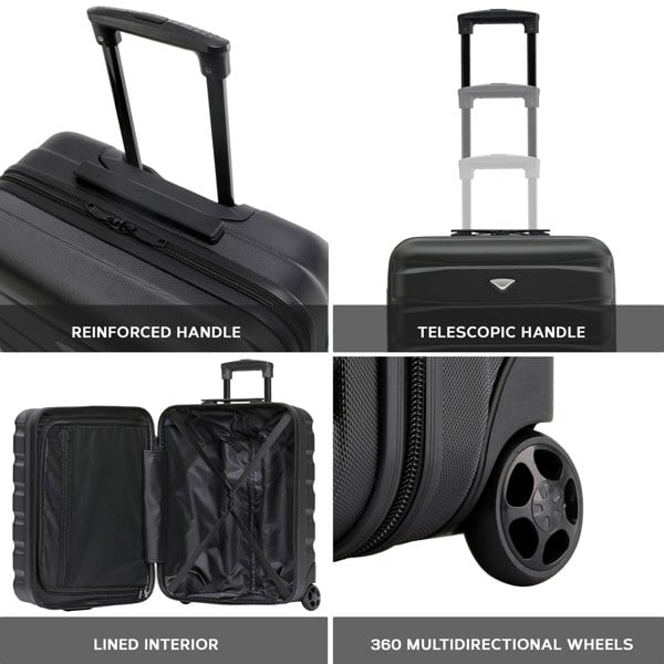 Flight Knight 56x45x25cm Hard Cabin Suitcase British Airways, easyJet (Paid) Jet2