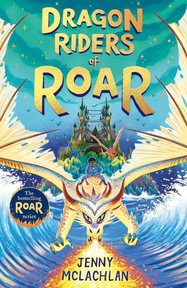 The Land of Roar Series 4 Books Collection Set by Jenny McLachlan (Land of Roar, Return to Roar, Battle for Roar, Dragon Riders of Roar)