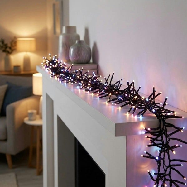 Garden Greatness Mains Operated 750 LED Cluster String Lights