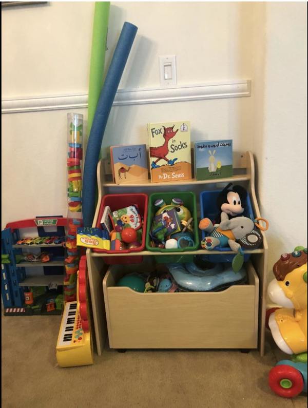 HYGRAD BUILT TO SURVIVE HYGRAD® Wooden Toy Box Storage Unit Childrens Kids Chest Bookshelf Toy Organizer