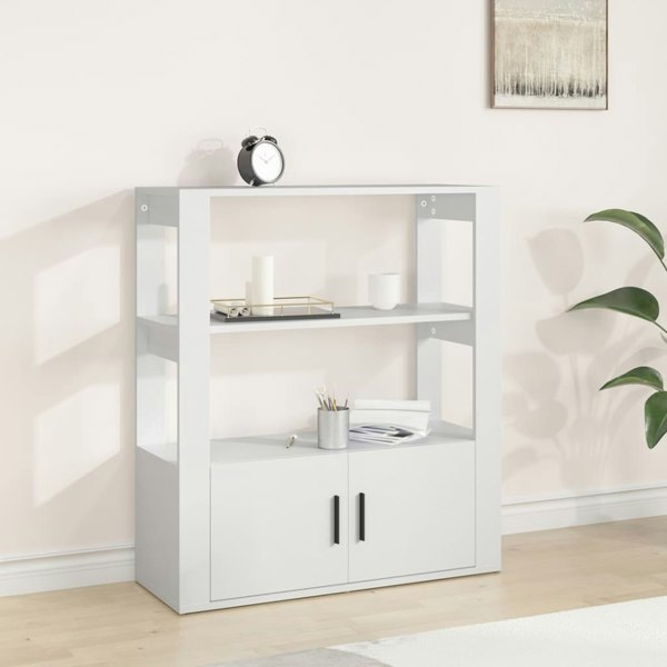 Berkfield Sideboard White 80x30x90 cm Engineered Wood