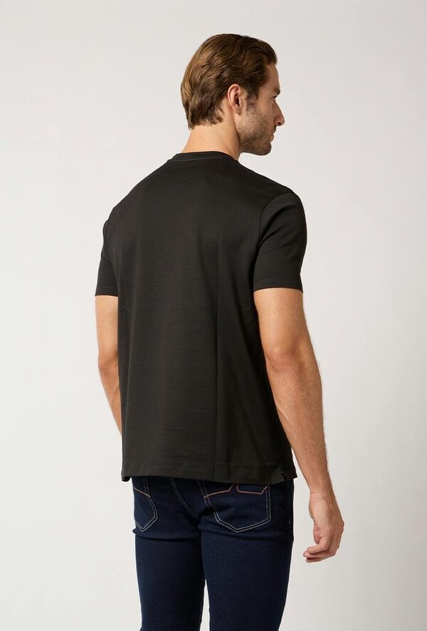 Paul & Shark Wave Shark Logo Cotton T-Shirt