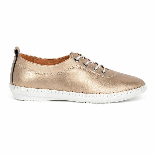 Mod Comfys LOUISE Comfort Shoes   in  Gold