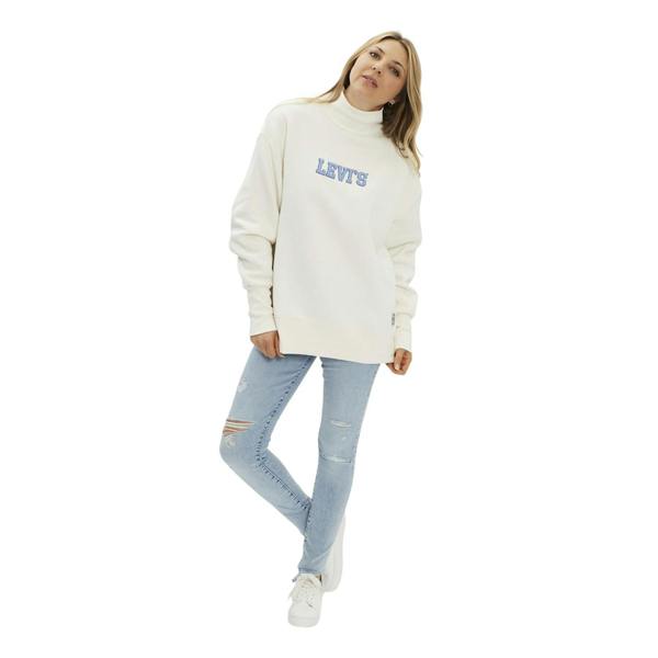 Levis Womens/Ladies Gardenia Sweatshirt - Tofu Marl - 