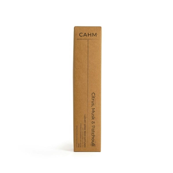 CAHM Citrus, Musk & Patchouli Reed Diffuser - Black