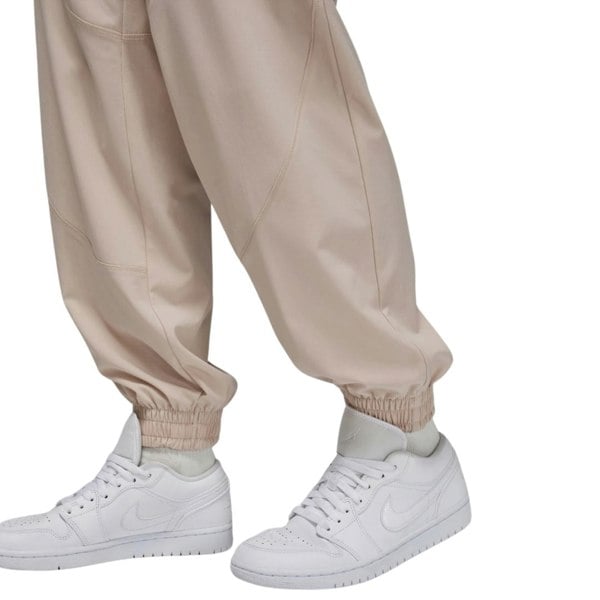 Nike Jordan Logo Loose Fit Beige Sweatpants S