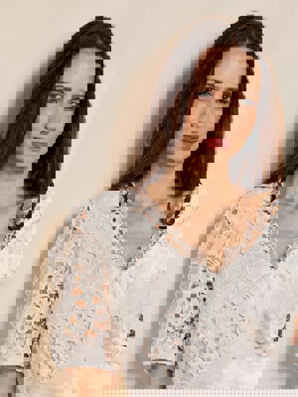 GWD Paola White Lace Top