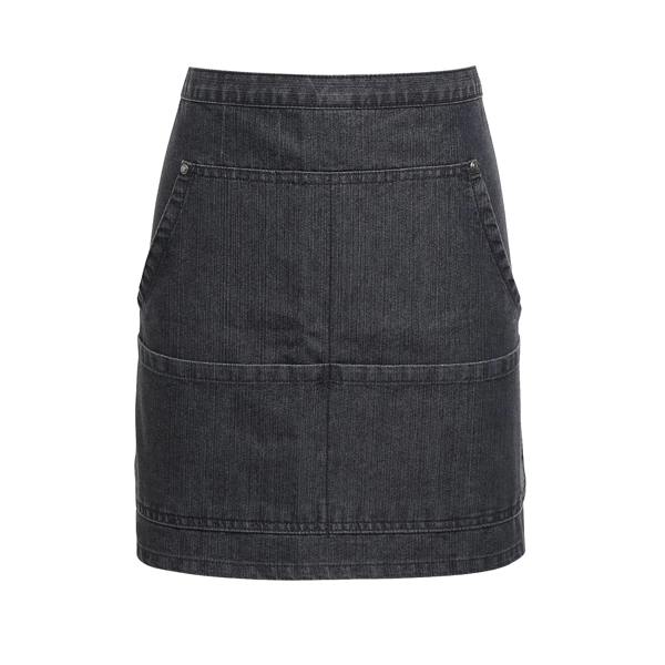 Premier Jeans Stitch Denim Waist Apron (Pack of 2) - Black Denim