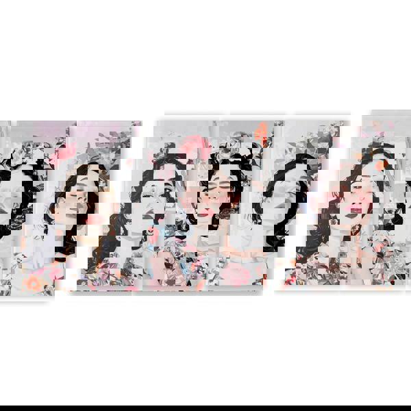 Living Room Art Paintings | Set of 3 Boho Women Wall art Prints