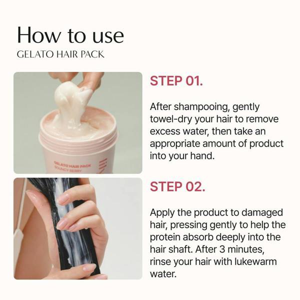 LILYEVE Gelato Hair Pack #Bouncy Berry 200ml