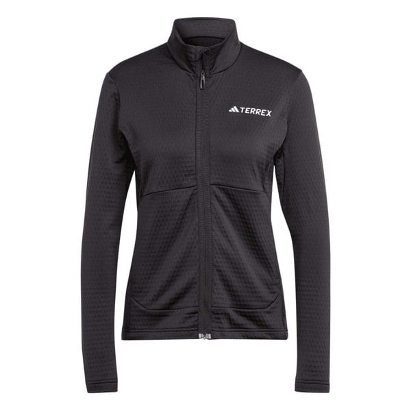 Adidas Women's Terrex Multi Lightweight Full Zip Fleece Jacket - Black