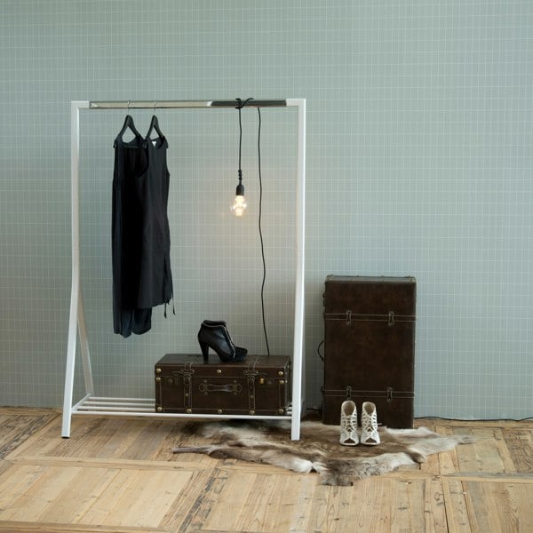 Furniture To Go Brent Clothes Rack in White