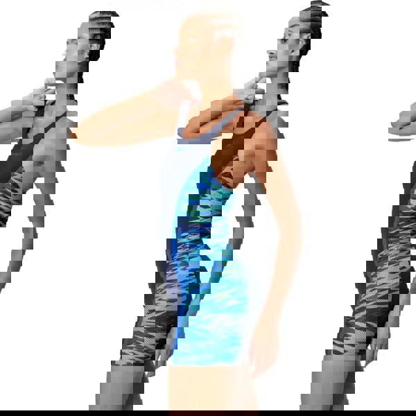 Speedo Hyperboom Splice Muscleback Legsuit - Navy/Blue