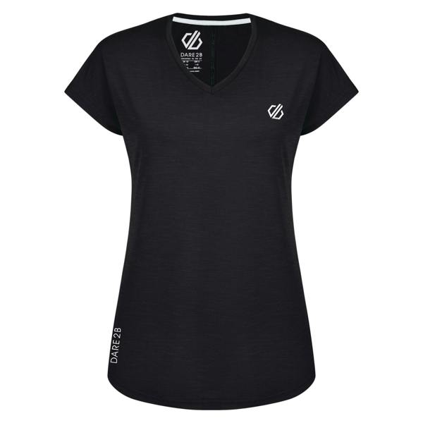 Dare 2B Womens/Ladies Vigilant Active T-Shirt - Black - 