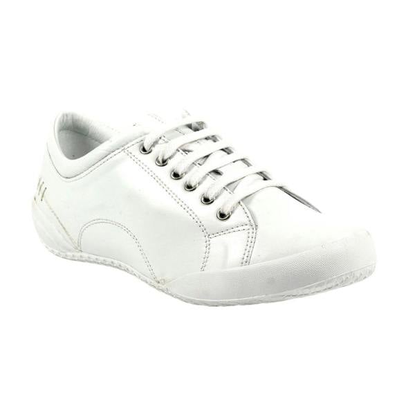 Lunar Womens/Ladies Carrick II Leather Trainers - White - 