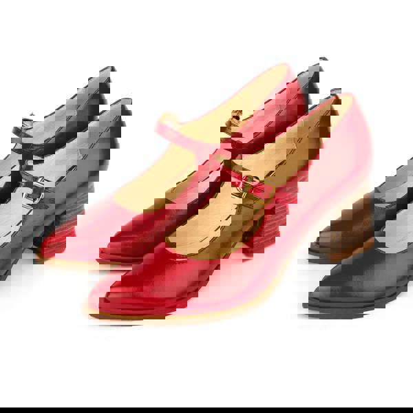 Embassy London Hyde - Red - Women's Leather Mary Jane Pump