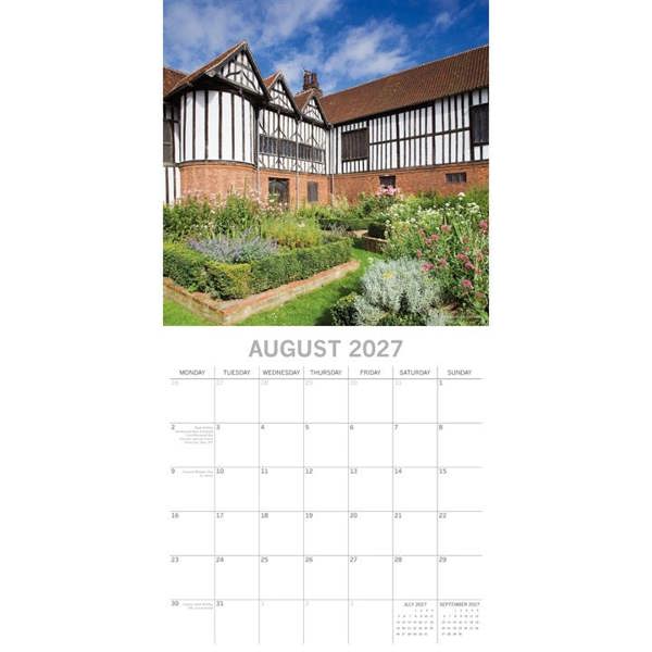 Lincolnshire Calendar 2027, Wall Calendars, Month To View, Travel, Gift