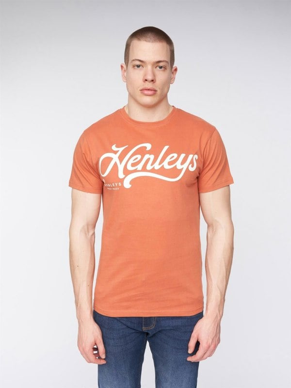Henleys Scripthen T-Shirt Brick Red
