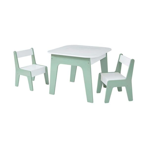 Liberty House Toys Kids 4-in-1 Play Table and Two Chairs Set