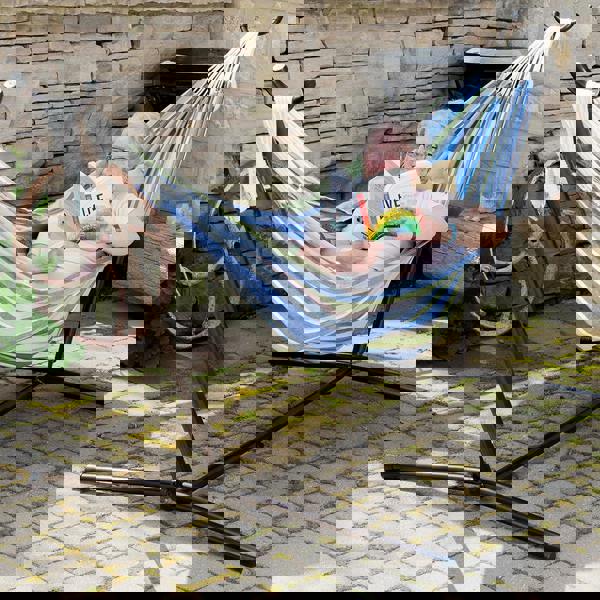 Vivere Universal Steel Hammock Stand (280 cm) - Oil Rubbed Bronze