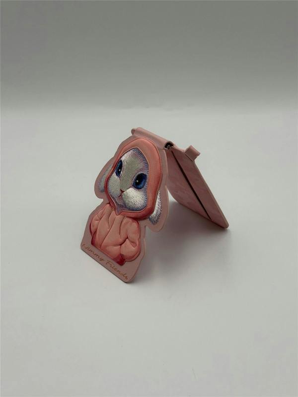 Nimmy Friends Nimmy Fashion & Cute Pink Rabbit Series Embroidery Magnetic Stand with MagSafe Pink - N-CXMC-ZJKT-08