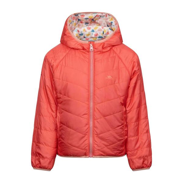 Trespass Childrens/Kids Dessie Reversible Padded Jacket - Soft Orange