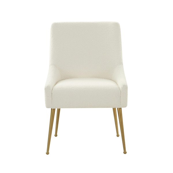 Furniture Edit Beatrix Cream Performance Boucle Side Dining Chair