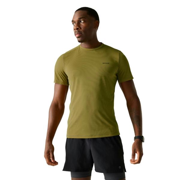 Regatta Mens Fingal Stretch T-Shirt - Wood Brown - 