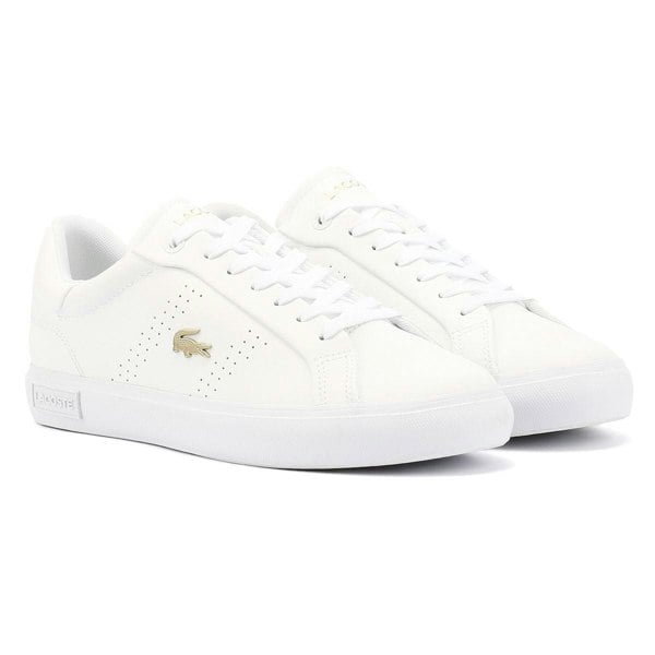 Lacoste Powercourt 2.0 Leather Women's Trainers - White