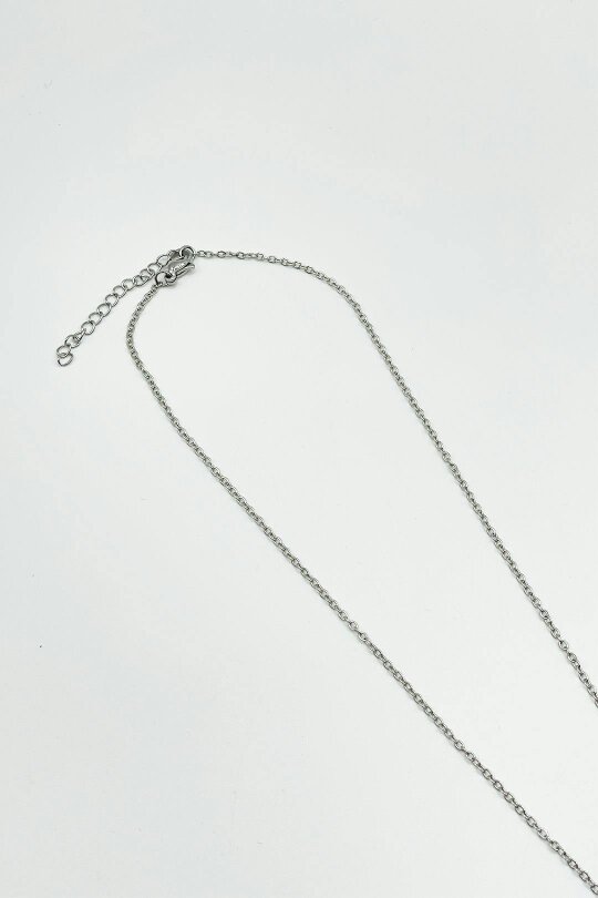 SVNX Mini Heart & August Birthstone Necklace in Silver - Gift Boxed