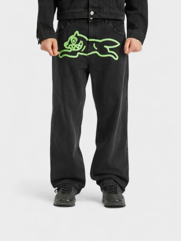 Icecream Running Dog Double Scoop Denim Jeans Black - Supplied FashionIcecream