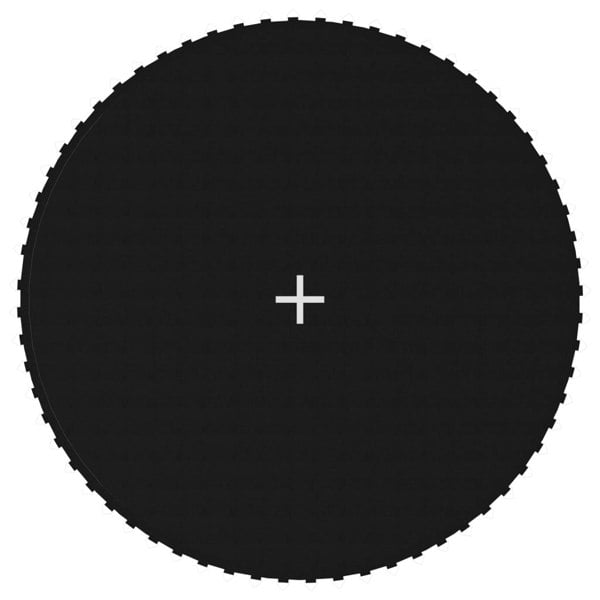 Berkfield Jumping Mat Fabric Black for 12 Feet/3.66 m Round Trampoline