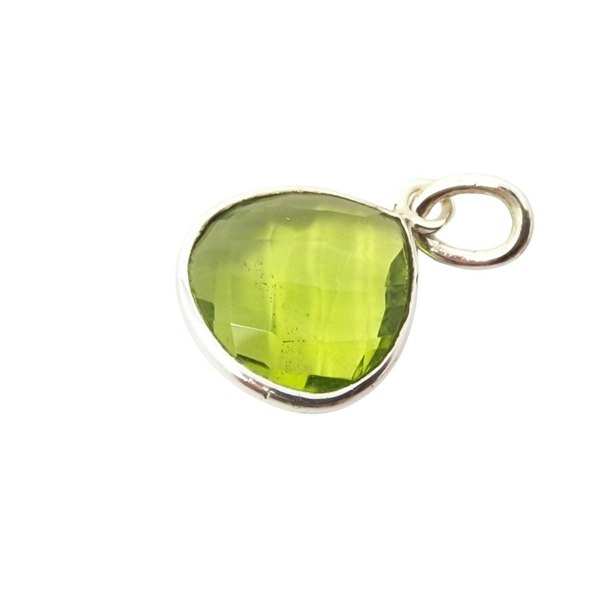 Sterling Silver Peridot August Birthstone Pendant