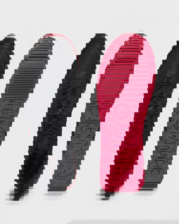 HUGO Icelin Runn Mens Mixed-Material Trainers with Branded Accents NOS