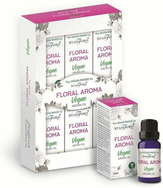 Stamford Vegan Floral Aroma Fragrance Oils, 6 x 10ml