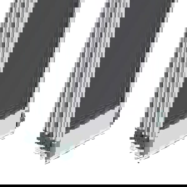 Living and Home 5-Fold Grey Glass Shower Screen