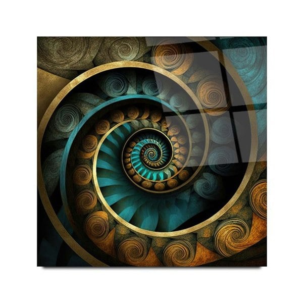 Abstract Glass Wall Art 3 - Artchi