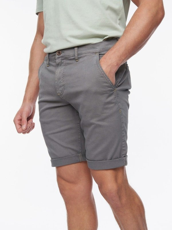Bewley & Ritch Samwise Chino Shorts Charcoal