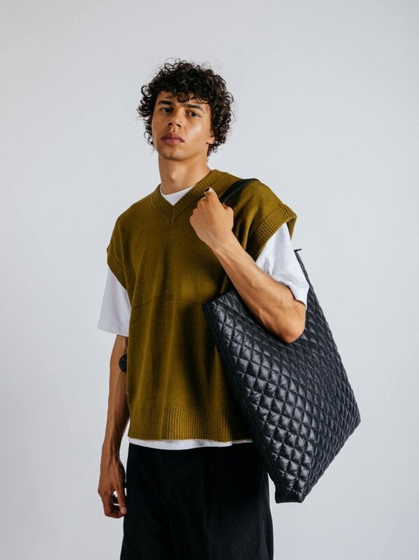 SVNX Nylon Quilted Tote Bag