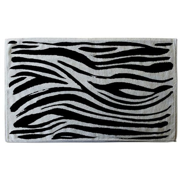 Benjamin Tate Design Zebra Stripes Print (Bath Towel)