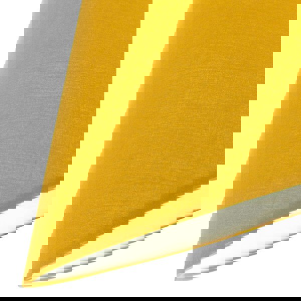 Traditional 8 Inch Mustard Ochre Cotton Fabric Coolie Lamp Shade Image 5