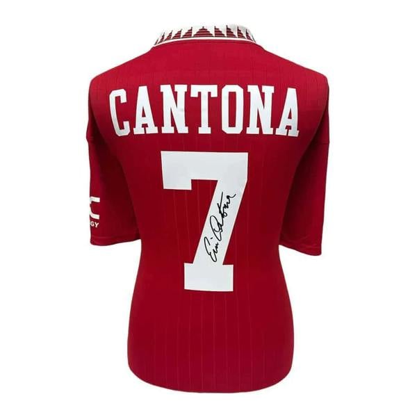Unbranded Eric Cantona Manchester United signed #7 shirt — Unframed